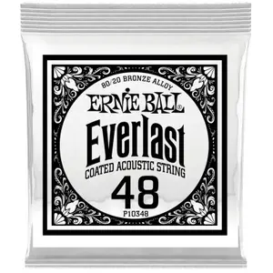 Comparateur de prix : Ernie Ball 10348 - Corde acoustique au détail Everlast Bronze - Filé rond 048