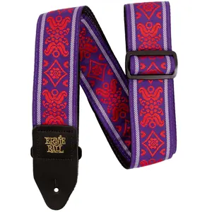 Ernie Ball 5330 - Sangles Jacquard Royal Flush Red pas cher