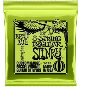 Ernie Ball Ernie Ball - 2629 - Regular Slinky - Jeu De 8 Cordes
