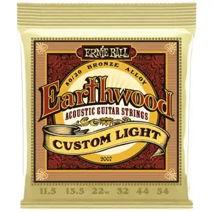 Comparateur de prix : Ernie Ball 2007 Earthwood 80/20 Bronze Custom Light 11,5-54