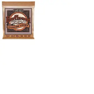 Comparateur de prix : Ernie Ball 2145 - Jeu cordes acoustiques phosphore bronze Custom light - 11,5-54