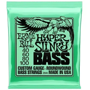 Comparateur de prix : Ernie Ball 2841 - Jeu cordes basse électrique Hyper Slinky - 40-100