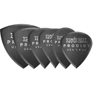 Comparateur de prix : Ernie Ball 9342 - Multipack médiators prodigy sachet de 6 noir 1,5mm