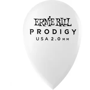 Comparateur de prix : Ernie Ball 9336 - Médiators prodigy sachet de 6 blanc larme 2mm