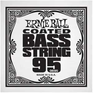 Ernie Ball 0695 - Corde basse au détail Slinky Coated - Filé nickel 095