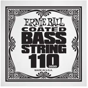Ernie Ball 0699 - Corde basse au détail Slinky Coated - Filé nickel 110
