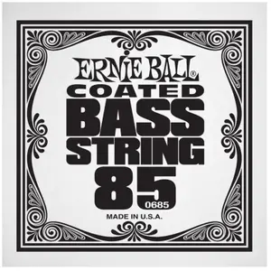 Ernie Ball 0685 - Corde basse au détail Slinky Coated - Filé nickel 085