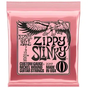 Comparateur de prix : Ernie Ball 2217 - Jeu de cordes guitare électrique Zippy Slinky - 07-36