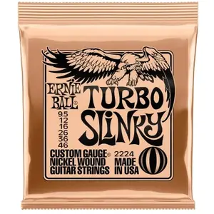 Comparateur de prix : Ernie Ball 2224 Turbo Slinky 9,5-46 Jeux de cordes électriques 009