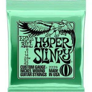 Comparateur de prix : Ernie Ball 2229 Hyper Slinky 8-42 Jeux de cordes électriques 008