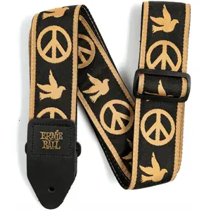 Comparateur de prix : Ernie Ball 4613 - Sangle jacquard peace love dove