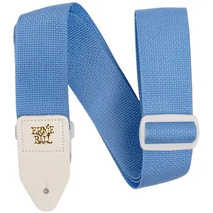 Ernie Ball Sangle Bleu Claire et Blanche Sangles et courroies