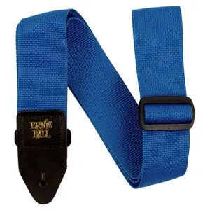 Ernie Ball Sangle de guitare en polypropylène, Bleu perle