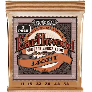 Ernie Ball Earthwood Phosphore Bronze Light 1152 3 Pack