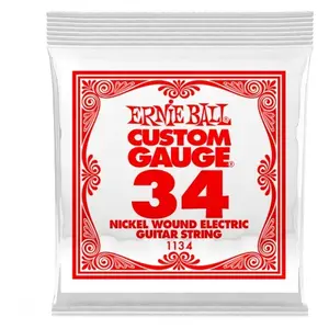 Comparateur de prix : Ernie Ball Ernie Ball 1134 - Corde Électrique Au Détail Slinky - Tirant 034