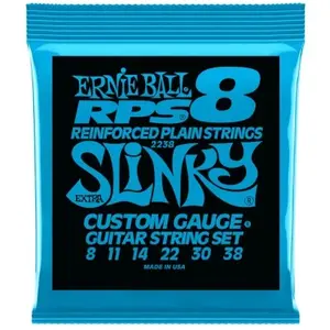 Comparateur de prix : Ernie Ball 2238 RPS 8 Extra Slinky 8-38 Jeux de cordes électriques 008