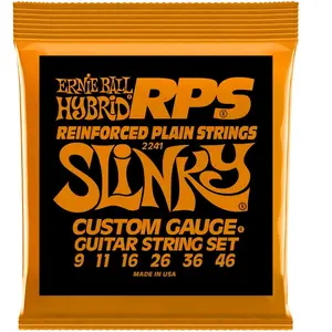 Comparateur de prix : Ernie Ball Ernie Ball 2241 Reinforced Hybr. Slinky Jeu De Cordes Guitare Électrique