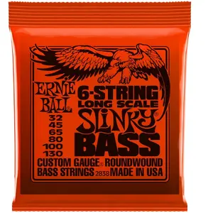 Comparateur de prix : Ernie Ball 2838 Slinky Nickel Wound Long Scale 6-String Electric Bass