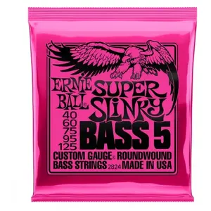 Ernie Ball 2824 Super Slinky Nickel Wound 5-String Electric Bass 40-12Vendu parmichenaud