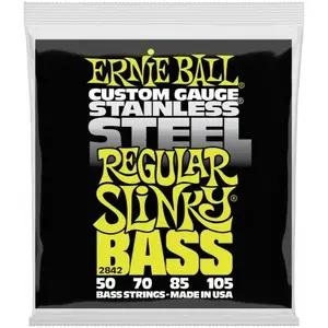 Comparateur de prix : Ernie Ball 2842 Regular Slinky Stainless Steel Electric Bass 50-105