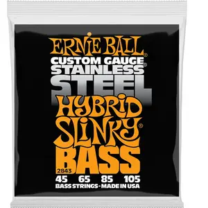 Comparateur de prix : Ernie Ball 2843 Hybrid Slinky Stainless Steel Electric Bass 45-105