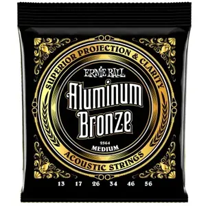 Comparateur de prix : Ernie Ball 2564 Aluminum Bronze Cordes guitare folk 13-56