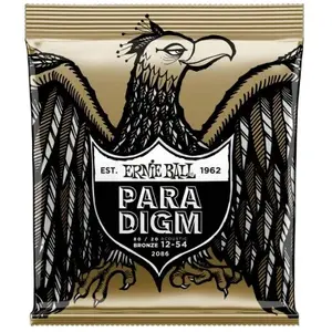 Comparateur de prix : Ernie Ball 2086 Paradigm 80/20 Bronze Medium Light 12-54 Jeux de cordes folk 012