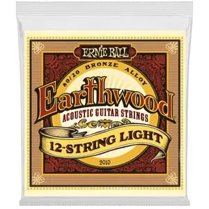 Comparateur de prix : Ernie Ball 2010 Earthwood 80/20 Bronze Light 12C 9-46 Jeux folk 12 cordes
