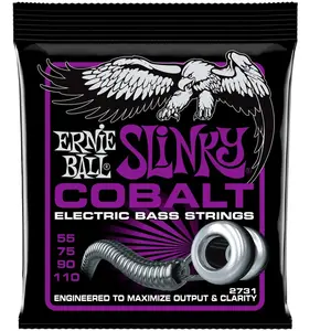 Ernie Ball Cordes Basse CORDE BASSE COBALT SLINKY 55-110 CORD pas cher