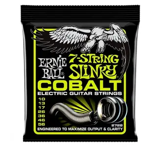 Comparateur de prix : Ernie Ball Cordes Cobalt Slinky 7 10-56