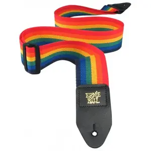 Sangles Guitares SANGLE POLYPRO RAINBOW ERNIE BALL pas cher