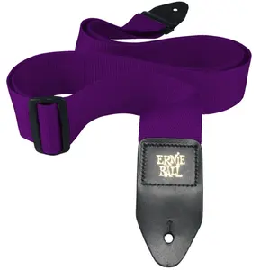 Ernie Ball Sangle de guitare en polypropylène, violette