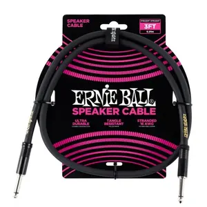 Comparateur de prix : Ernie Ball Câble de haut-parleur, connecteur droit, 91,4 cm