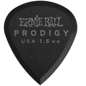 Comparateur de prix : Ernie Ball 9200 - Sachet de 6 médiators minis Prodigy noir - 1.50mm