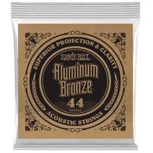 Ernie Ball 10744 - Corde acoustique au détail Aluminium Bronze - Filé rond 044 pas cher