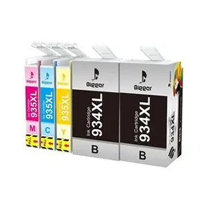 Bigger Lot de 5 cartouches d'encre pour HP 934XL 935XL Compatible avec... pas cher