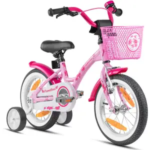 PROMETHEUS BICYCLES® Vélo enfant HAWK 14 pouces, rose/blancVendu parkaufland