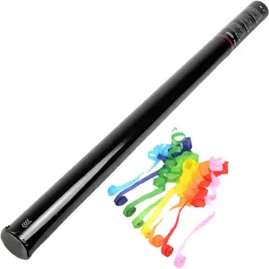 Canon à confettis Streamer Manuel 80cm - Multicouleur pas cher