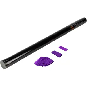 Canon à confettis Manuel 80cm - Violet pas cher