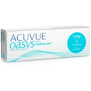 Acuvue Oasys 1-Day with HydraLuxe (30 lentilles)Vendu parlentiamo