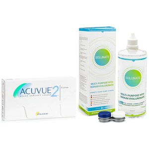 Acuvue 2 (6 lentilles) + Vantio Multi-Purpose 360 ml avec étuiVendu parlentiamo