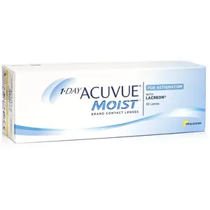 Johnson & Johnson 1-DAY Acuvue Moist for Astigmatism (30 lentilles)Vendu parlentiamo
