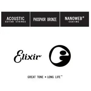 Corde au détail guitare acoustique Elixir phospore bronze 042 - 14142