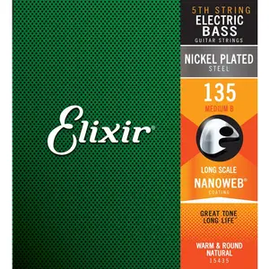 Elixir 15435 - Corde basse électrique au détail Filé 135