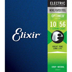 Elixir Optiweb 19057 Light 7-String Cordes pour guitares électriques pas cher