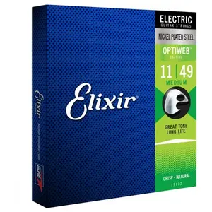 Comparateur de prix : Elixir Optiweb 19102 - Jeu de cordes guitare électrique 11-49