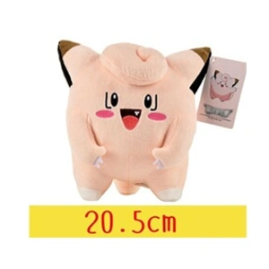 Tomy Peluche Pokémon Clefairy 20.5 cm - Rose pas cher