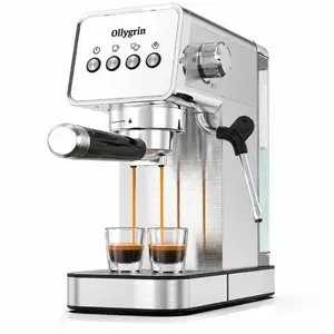 Ollygrin EM1502 Machine à expresso 20 bars, machine à expresso profess...