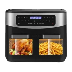 iceagle Friteuse sans Huile Dual Zone 12L- Friteuse à Air Chaud Air Fr... pas cher