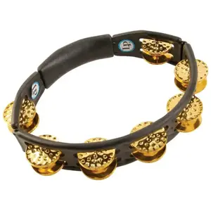 Comparateur de prix : Latin Percussion LP174 LP Cyclops Dimpled Jingle tambourin, noir
